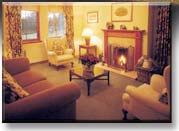 Glenmore Living room with cosy fire